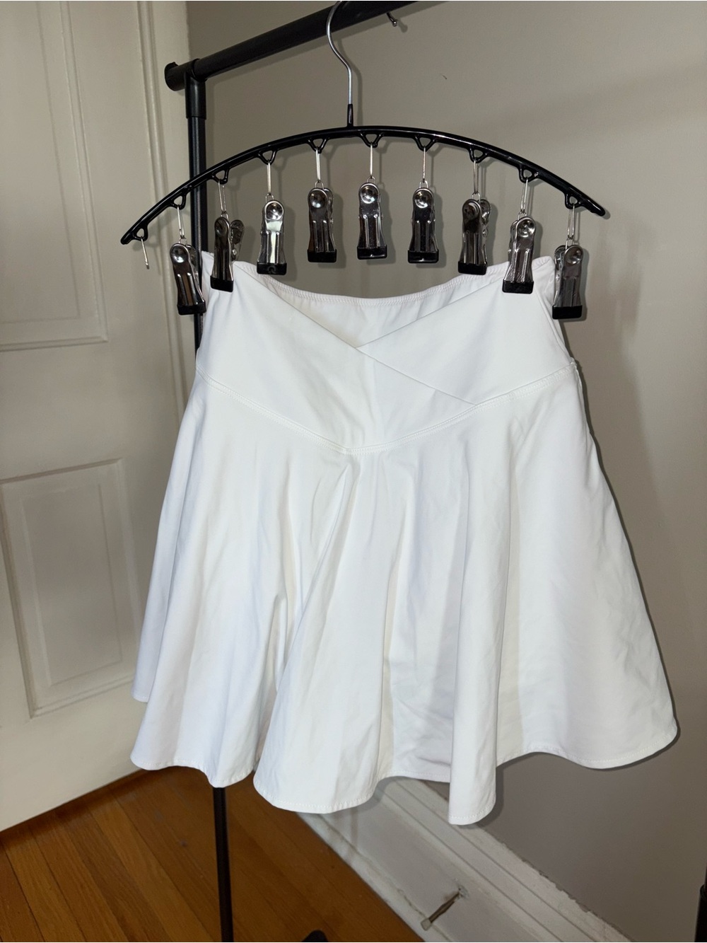 Amazon White Flared Mini Skort